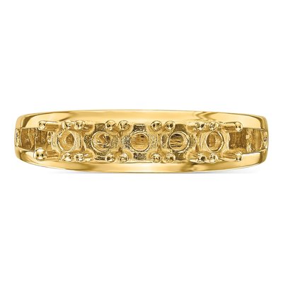 14K Yellow Gold Family Ring Mounting – view 6