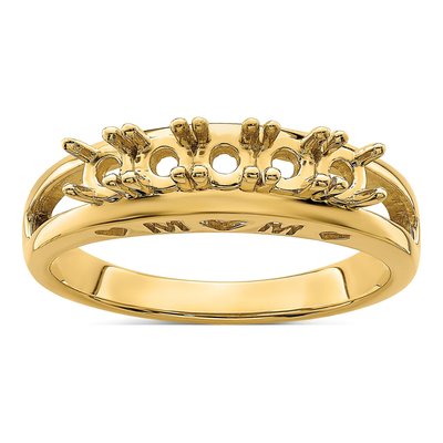 14K Yellow Gold Family Ring – view 7