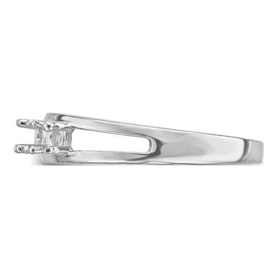 14K White Gold Family Ring Mounting – view 8