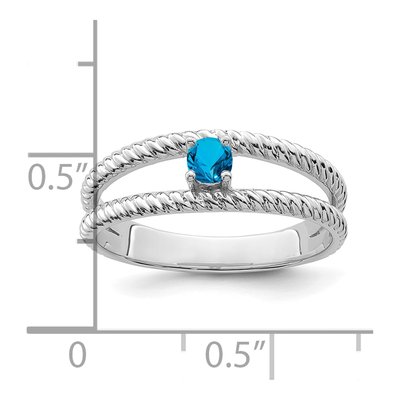 Sterling Silver or 14K White Gold Personalized Family Ring – view 4