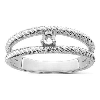Sterling Silver or 14K White Gold Personalized Family Ring – view 5