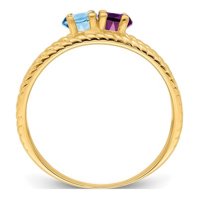 Gold-Plated Sterling Silver Gp Family Ring – view 3