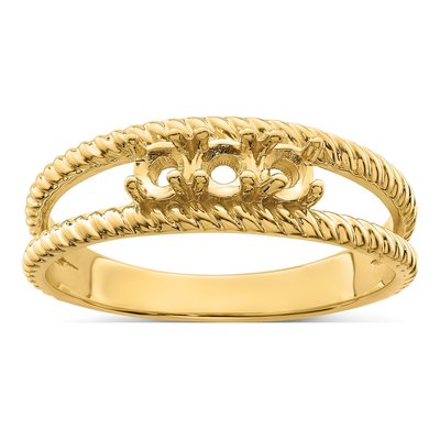 Gold-Plated Sterling Silver 3-Stone Mother's Ring – view 6