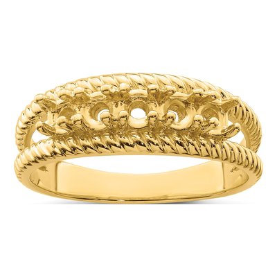 Gold-Plated Sterling Silver Gp 5-Stone Mother's Ring – view 6