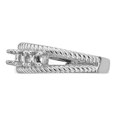 14K White Gold 6-Stone Mother's Ring Mounting – view 6