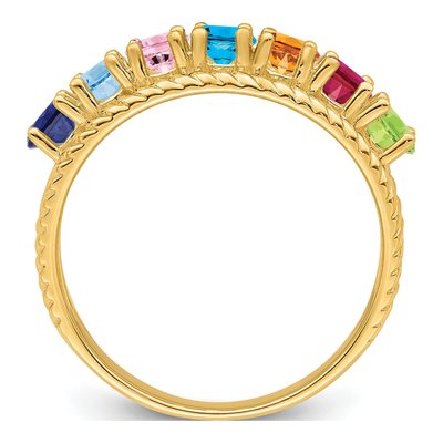 Gold-Plated Sterling Silver Gp Family Ring – view 3