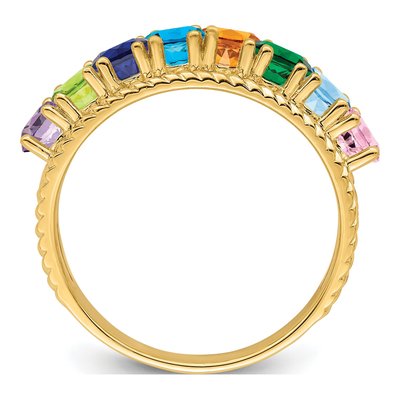 Gold-Plated Sterling Silver Gp Family Ring – view 3