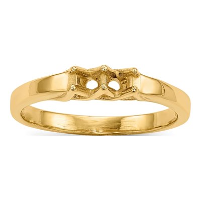 14K Yellow Gold Family Ring Mounting
