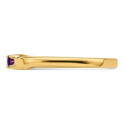 14K Yellow Gold Family Mother's Ring – view 4