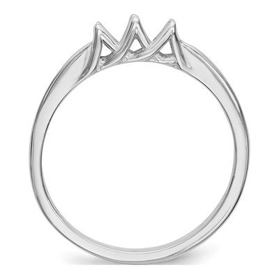 14K White Gold Family Ring Mounting – view 2