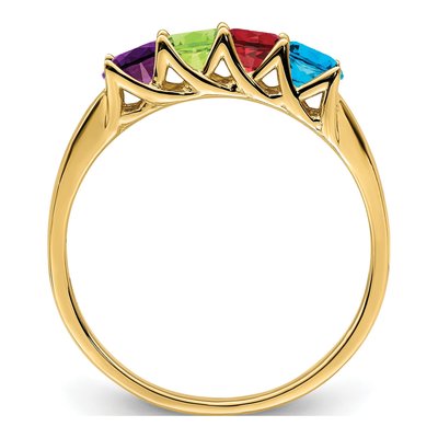 14K Yellow Gold Family Ring Mounting – view 3