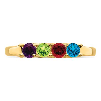14K Yellow Gold Family Ring Mounting – view 5