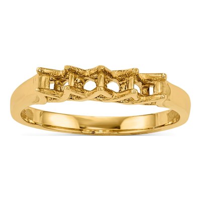 14K Yellow Gold Family Ring Mounting – view 6