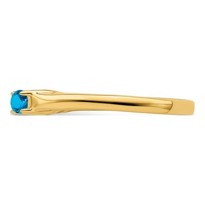 14K Yellow Gold 4-Stone Mother's Ring – view 4