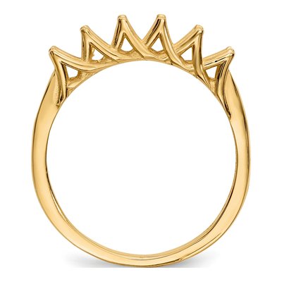 14K Yellow Gold Family Ring Mounting – view 3