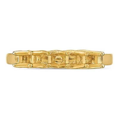 14K Yellow Gold Family Ring Mounting – view 6