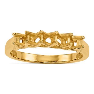 14K Yellow Gold Family Ring Mounting