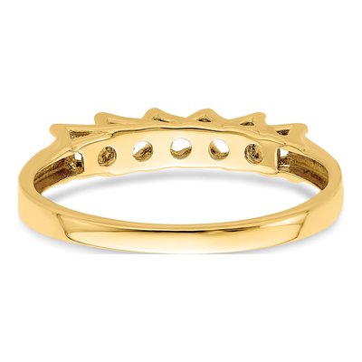 14K Yellow Gold 5-Stone Personalized Mother's Ring – view 7