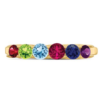 14K Yellow Gold Family Ring Mounting – view 5