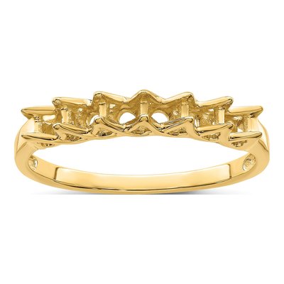 14K Yellow Gold Custom Family Mother's Ring – view 8