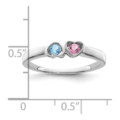 Sterling Silver Personalized Mother's Ring – view 6