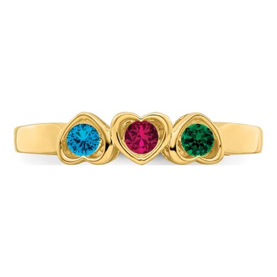 14K Yellow Gold Family Ring Mounting – view 6