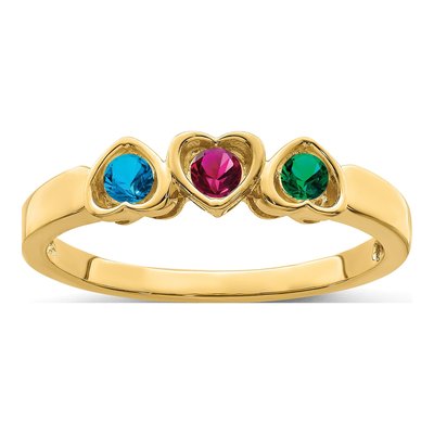 14K Yellow Gold Family Ring Mounting