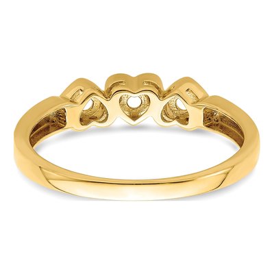 14K Yellow Gold 3-Stone Mother's Ring – view 7