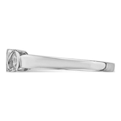 14K White Gold Family Ring Mounting – view 8