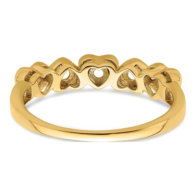 14K Yellow Gold Custom Family Ring – view 7