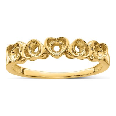 14K Yellow Gold Custom Family Ring – view 8