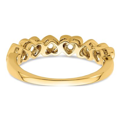 14K Yellow Gold Custom Family Ring – view 7