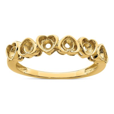 14K Yellow Gold Custom Family Ring – view 8