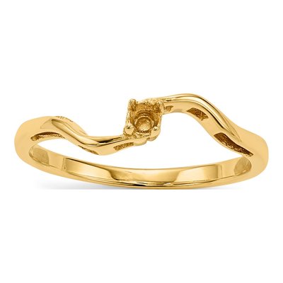 14K Yellow Gold Family Ring Mounting – view 6