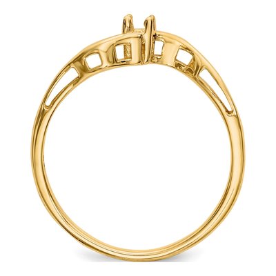 14K Yellow Gold Family Ring Mounting – view 8
