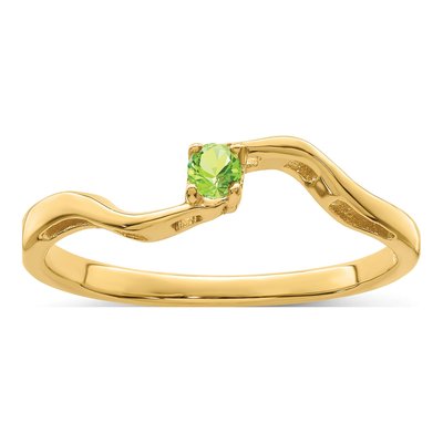 14K Yellow Gold Mother's Ring – view 2