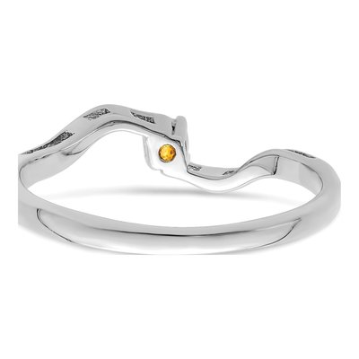 Sterling Silver or 14K White Gold 1-Stone Mother's Ring – view 7
