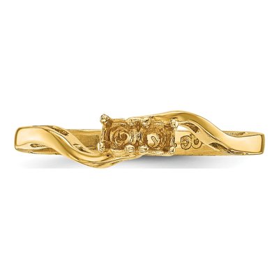14K Yellow Gold Family Ring Mounting – view 4