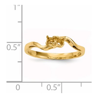 14K Yellow Gold Family Ring Mounting – view 5