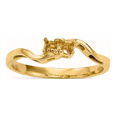 14K Yellow Gold Family Ring Mounting