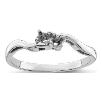 14K White Gold 2-Stone Mother's Ring – view 8