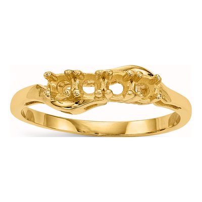 14K Yellow Gold Family Ring Mounting – view 4