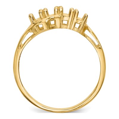 14K Yellow Gold Family Ring Mounting – view 7