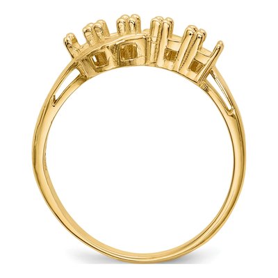 14K Yellow Gold Family Ring Mounting – view 8
