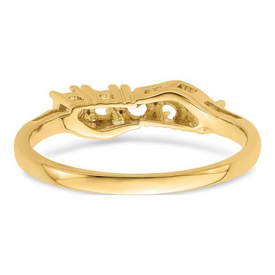 14K Yellow Gold 5-Stone Mother's Ring – view 5