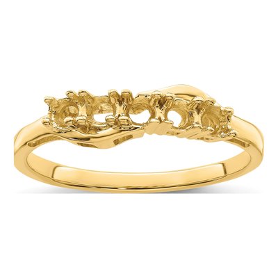 14K Yellow Gold 5-Stone Mother's Ring – view 7