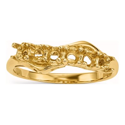 14K Yellow Gold Family Ring Mounting – view 6