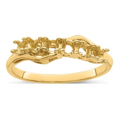 14K Yellow Gold Custom Family Ring – view 8