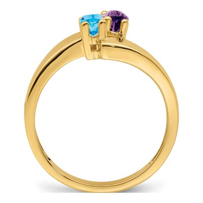 14K Yellow Gold Family Ring Mounting – view 6