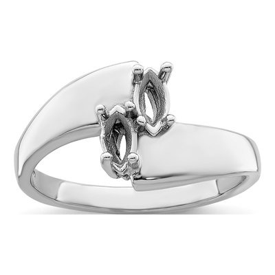 Sterling Silver 2-Stone Mother's Ring – view 7
